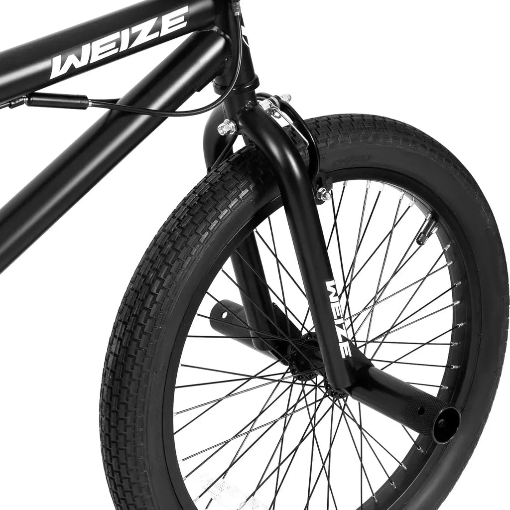 WEIZE Freestyle BMX Bicycle 20 Inch Stunt Bike for Kids and Adults Men and Women High Strength wourant