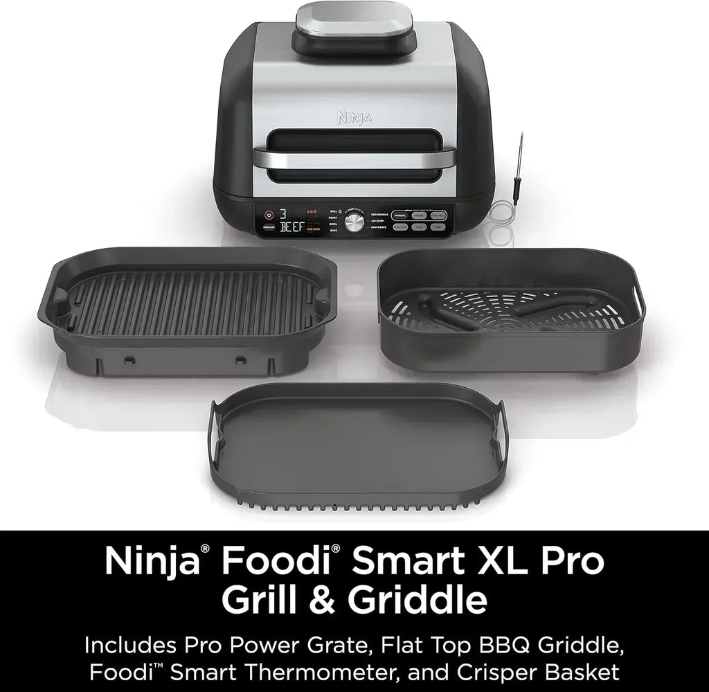 Ninja Foodi Smart XL 6-in-1 Indoor Grill with Air Fry Bake Roast Broil and Dehydrate wourant