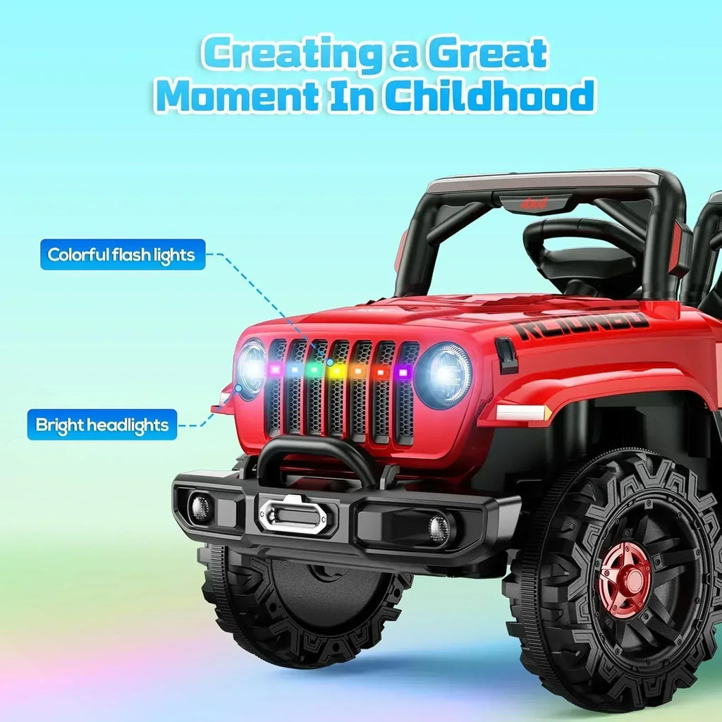 SEALIGHT 12V Children's Driving Truck Model 380 Watt Motor Emergency Braking Function wourant