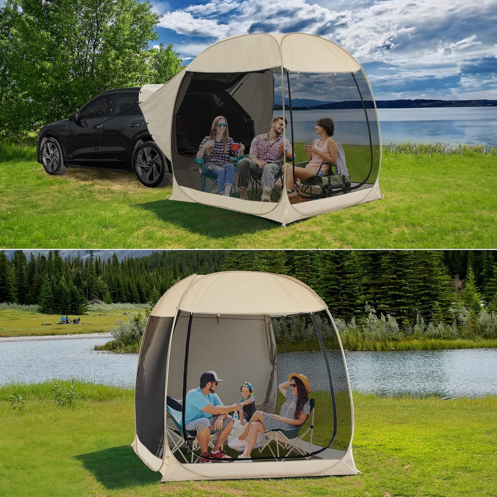 Alvantor Screen House Gazebo Pop Up Igloo Screened Canopy Tent with Mosquito Netting Sides wourant