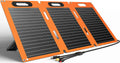 3-in-1 Output Cords Solar Panel Charger with Adjustable Foot Pedal for Homes Camping wourant