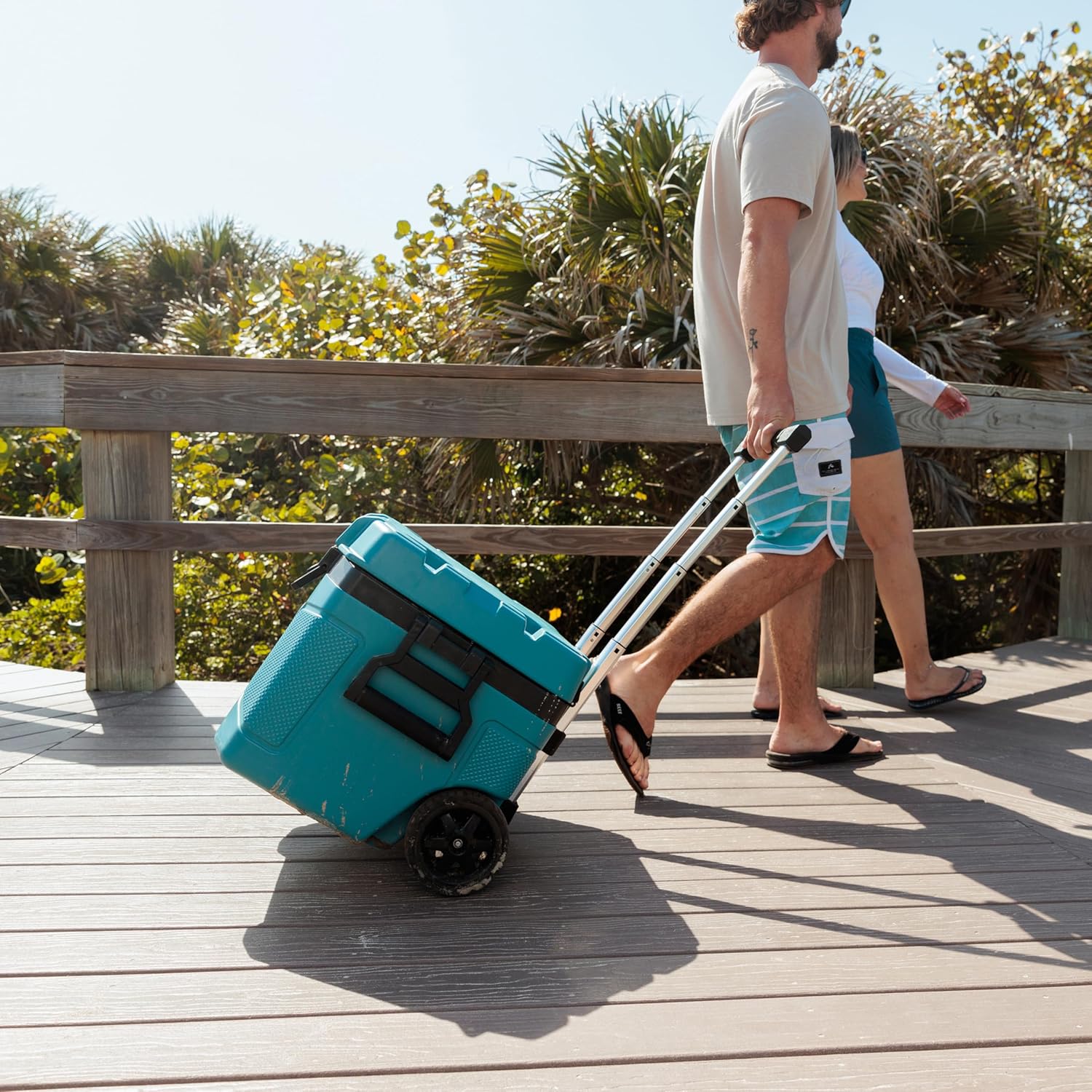 Igloo 52Qt Wheeled Cooler Insulated Hard Shell Ice Chest wourant