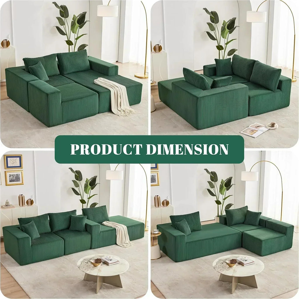 108 inch sectional sofa cloud sectional sofa with deep seat modern sectional L shaped sofa wourant