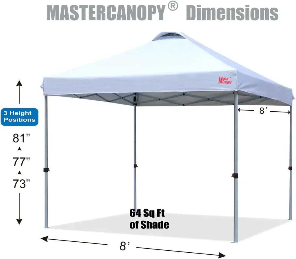 Durable Pop-up Canopy Tent with Roller Bag (10x10 Black) wourant