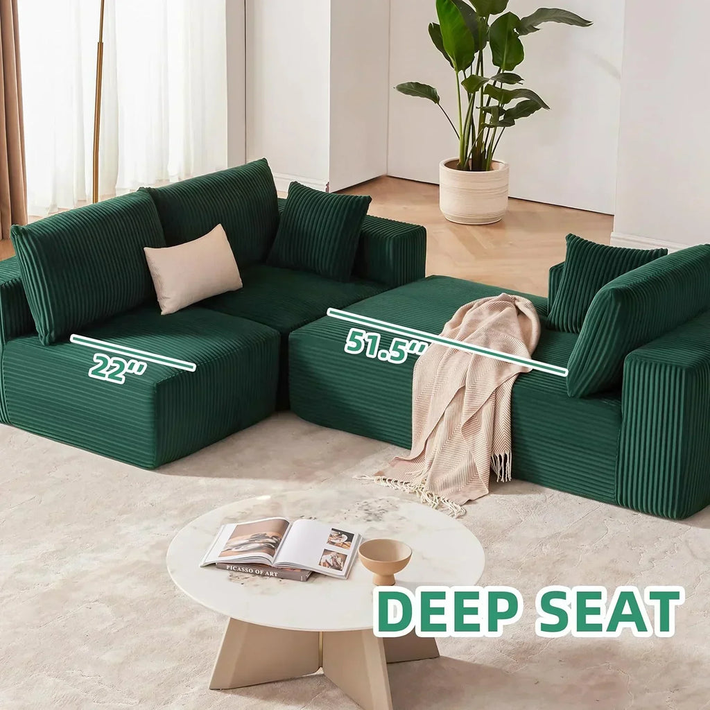 108 inch sectional sofa cloud sectional sofa with deep seat modern sectional L shaped sofa wourant