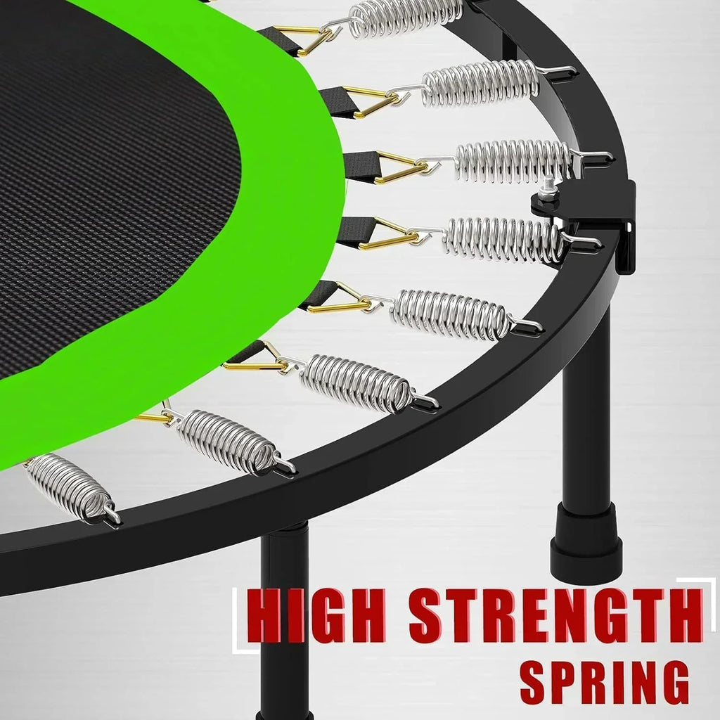 Kanchimi 40" 48" Folding Mini Fitness Indoor Exercise Workout Rebounder Trampoline wourant