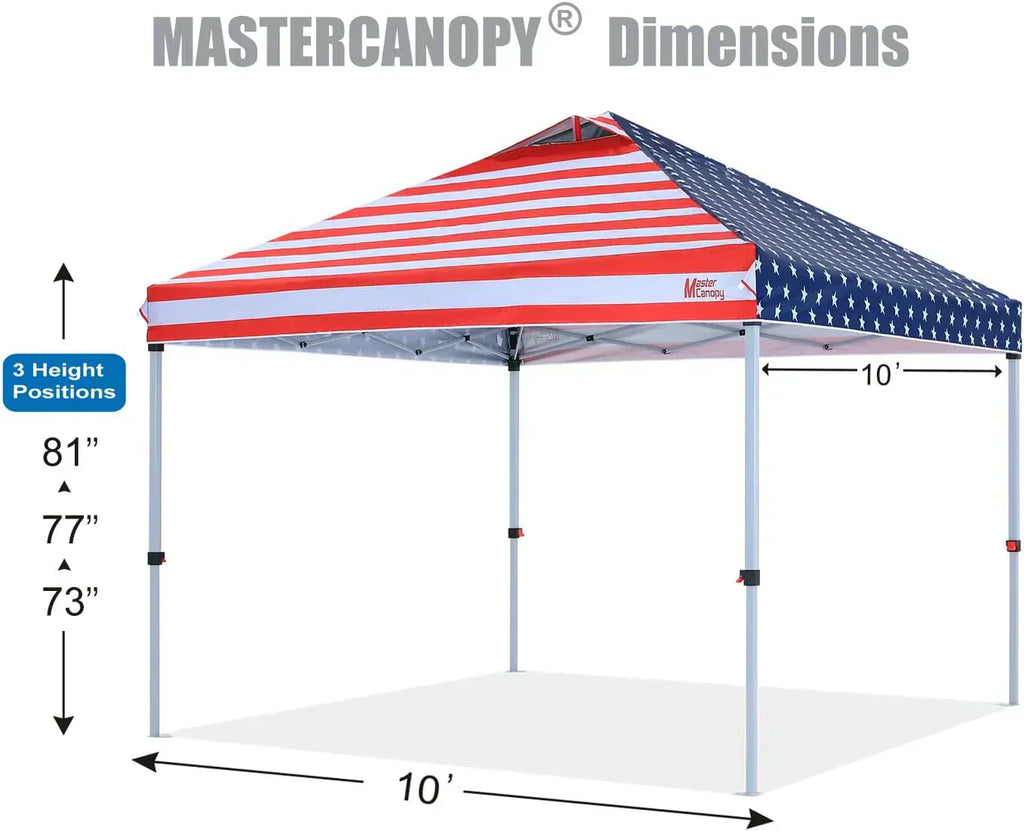 Durable Pop-up Canopy Tent with Roller Bag (10x10 Black) wourant