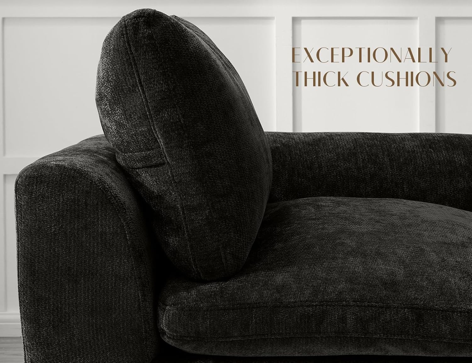 110 inch cloud sectional sofa for living room convertible L-shaped sofa 3 seater sectional sofa wourant