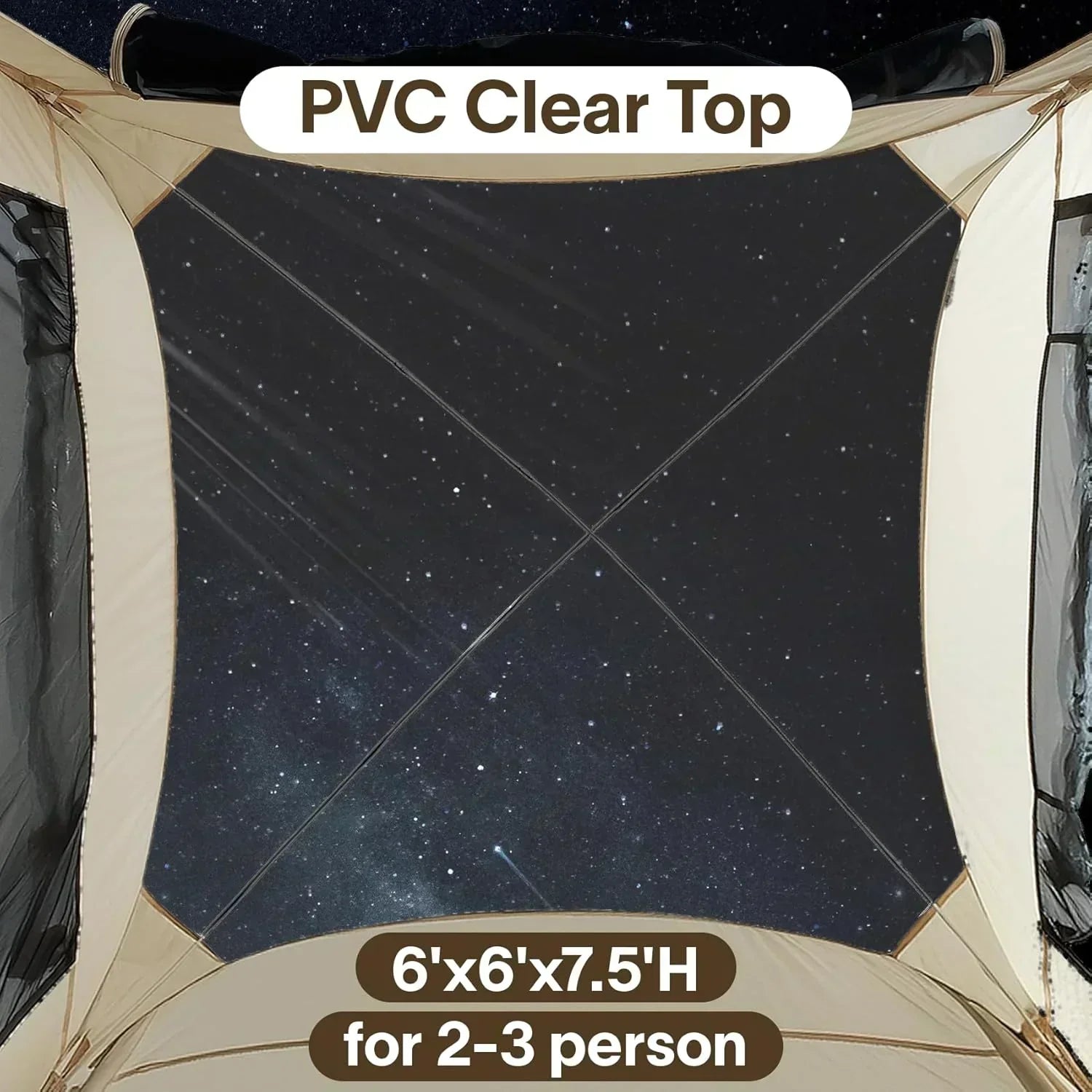 Screen gazebo sleeps 6-10-15 people Igloo-style canopy tent mosquito net on the sides Perfect wourant