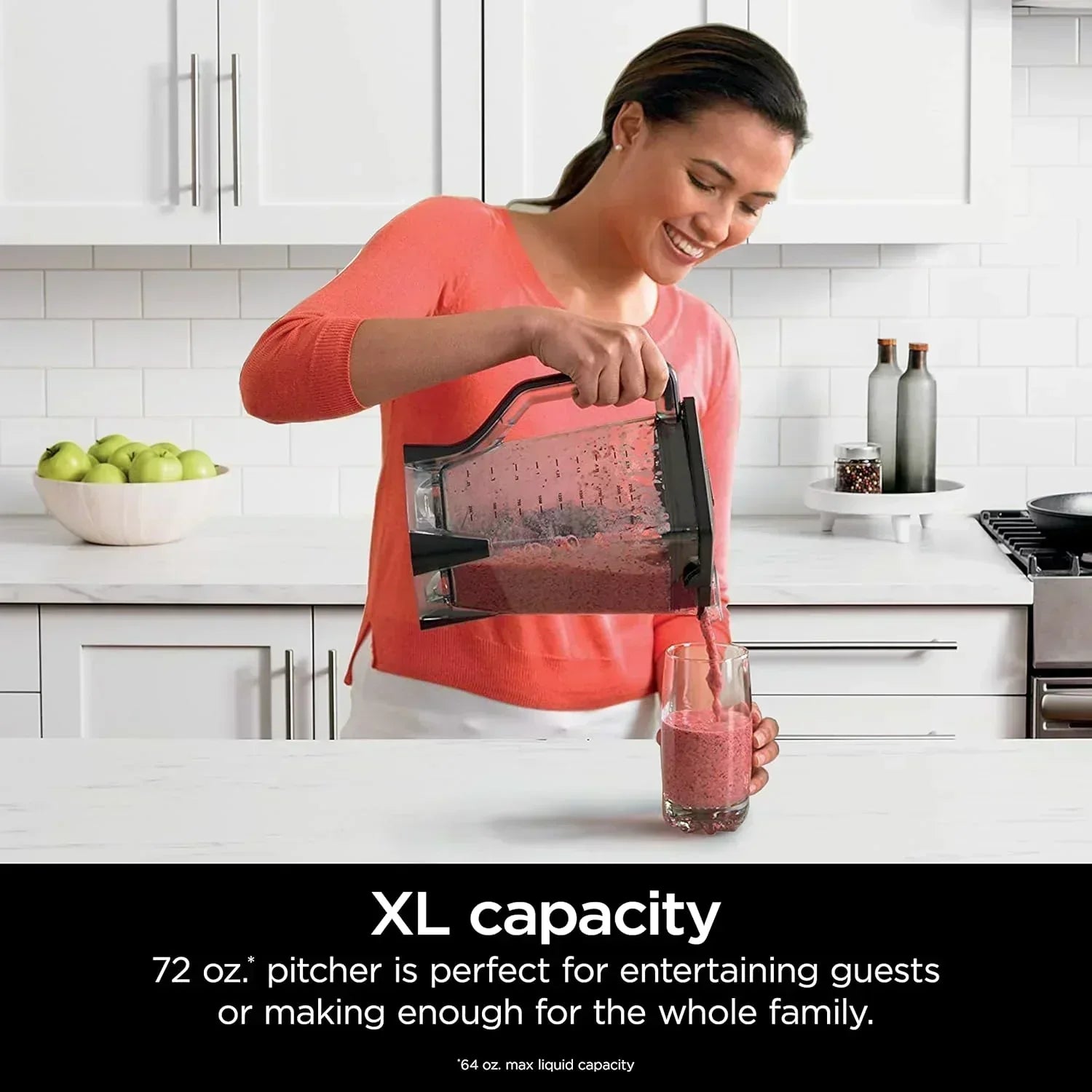 Ninja BL610 Professional 72 Oz Countertop Blender 1000-Watt Base Total Crushing Technology wourant