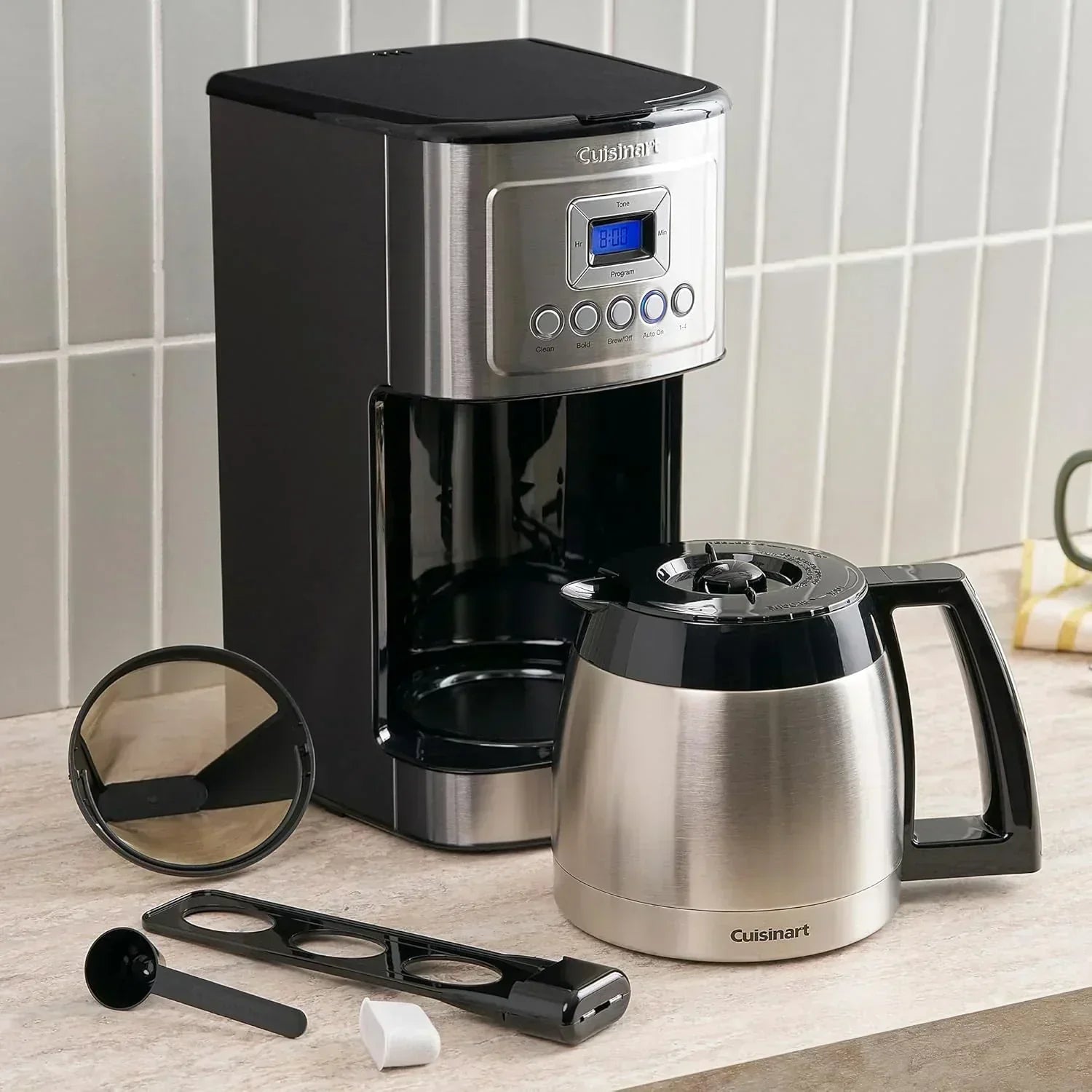 cuisinart 12-Cup Coffee Maker Programmable PerfecTemp Thermal Carafe Coffee Machine wourant