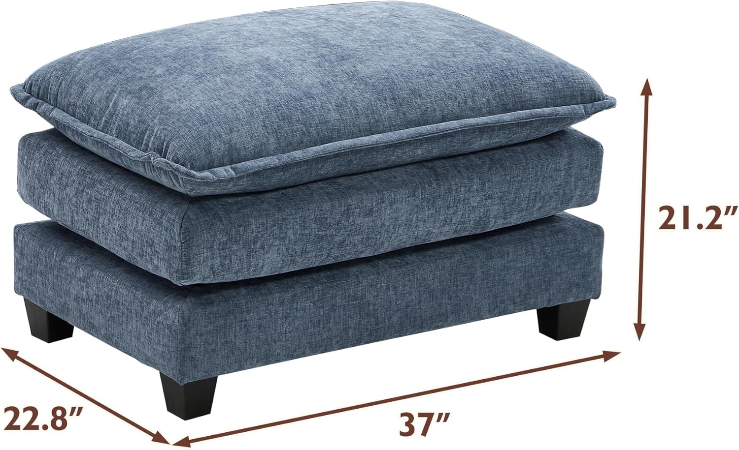 ihanherry 146-inch U-shaped modern sofa modular area cloud sofa wourant