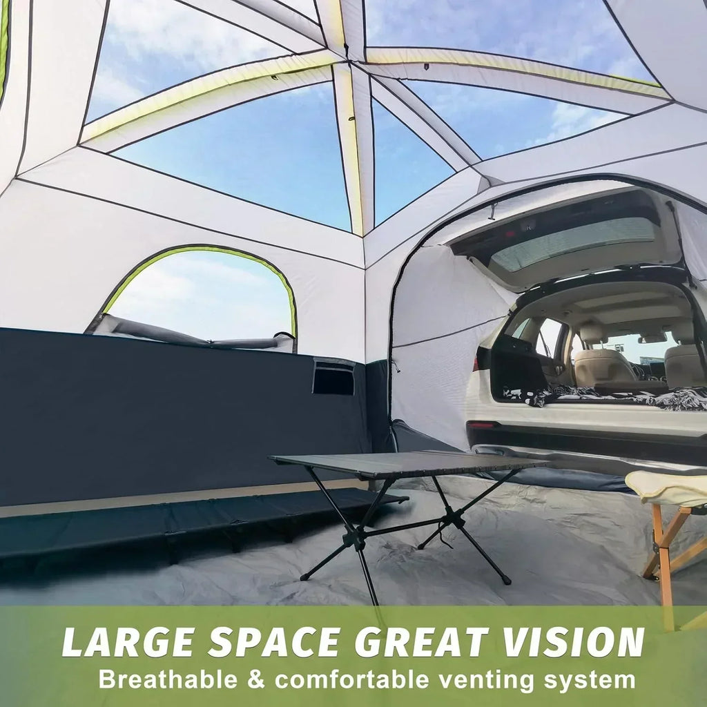 SUV Tent for Camping 6-Person SUV Tailgate Tent - Easy Set Up with Rainfly wourant