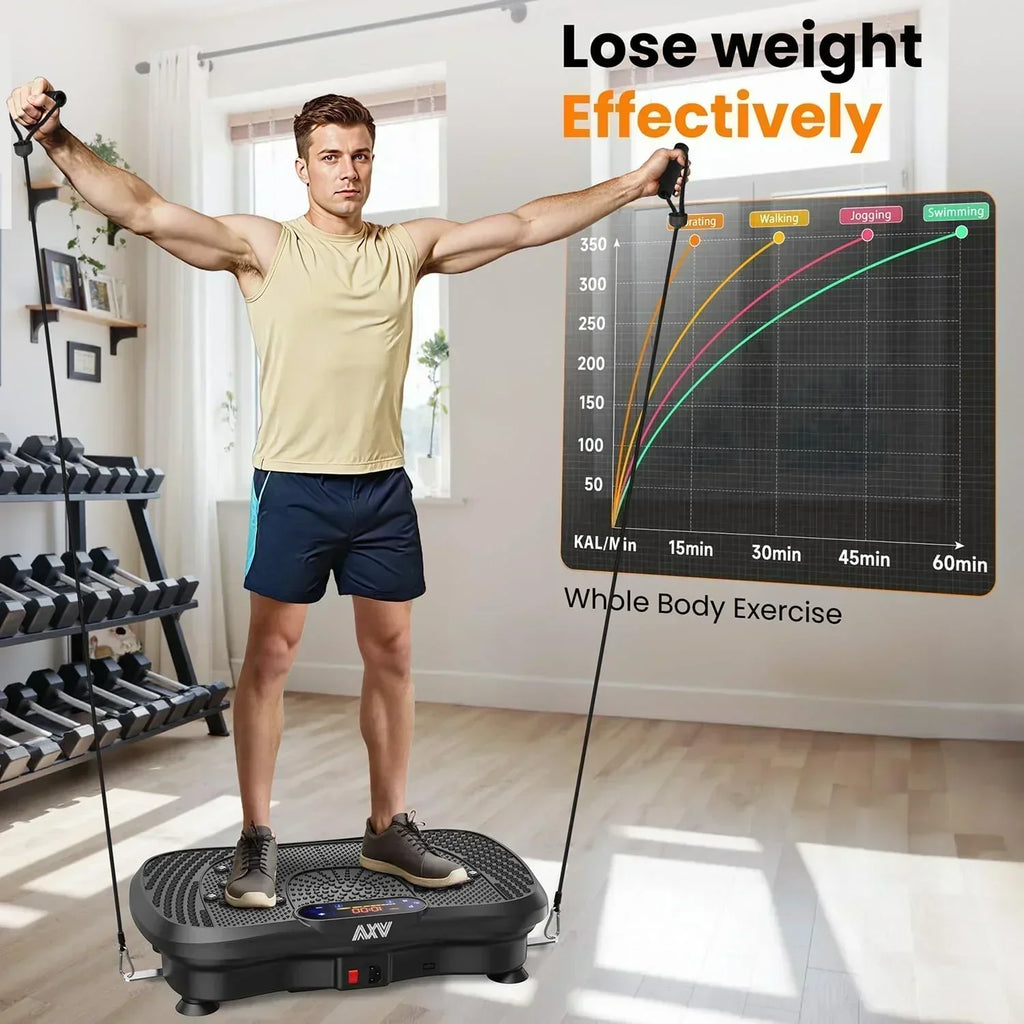 AXV Vibration Plate Fitness Platform Trainer Suitable for men and women to lose weight wourant