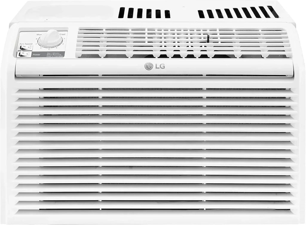 LG 5000 BTU Window Air Conditioners Easy Mechanical Control Ultra-Quiet Compact-size Cools Filter wourant