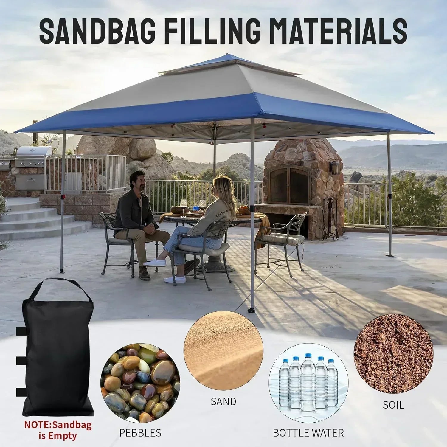CROWN SHADES 13x13 Pop Up Gazebo Canopy Tent Gazebos on Clearance Outdoor Gazebo wourant