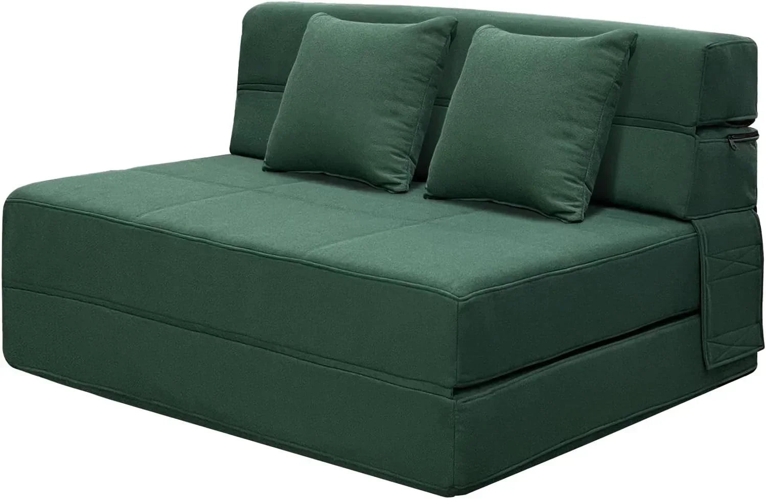 60 inch pull out sofa bed memory foam sofa with 2 pillows futon bed guest bed and pull out sofa wourant
