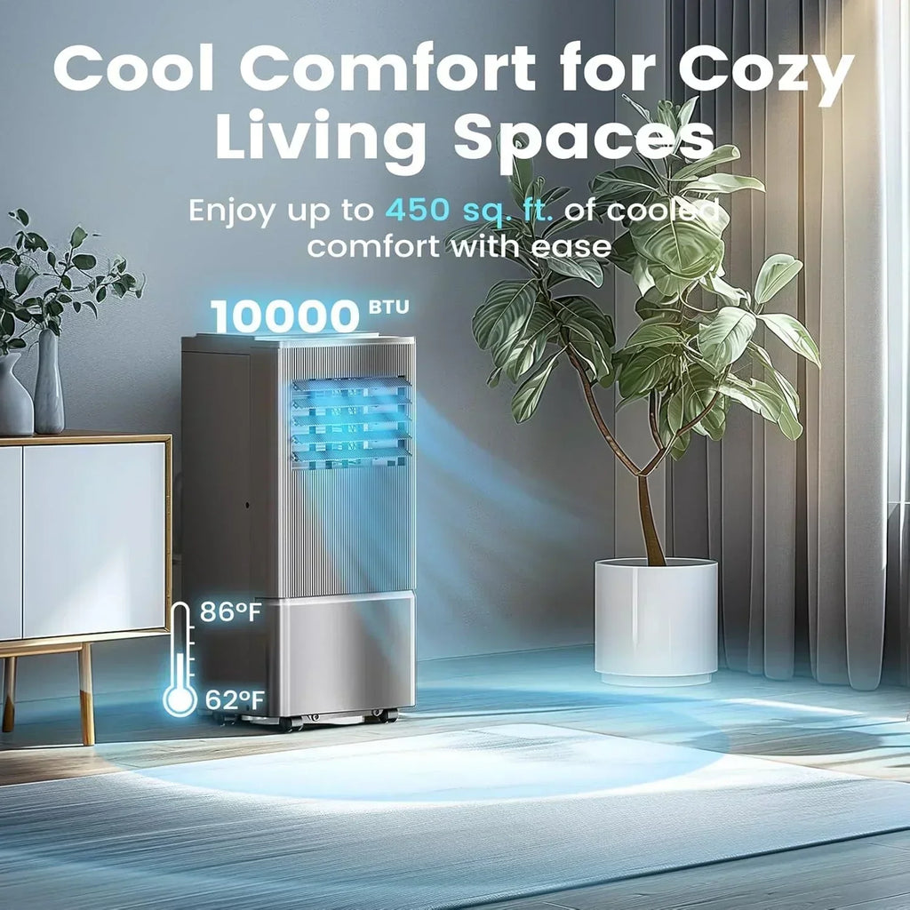 Air Choice Portable Air Conditioner 10000 BTU Air Conditioner Portable for Room Up to 450 Sq.Ft wourant