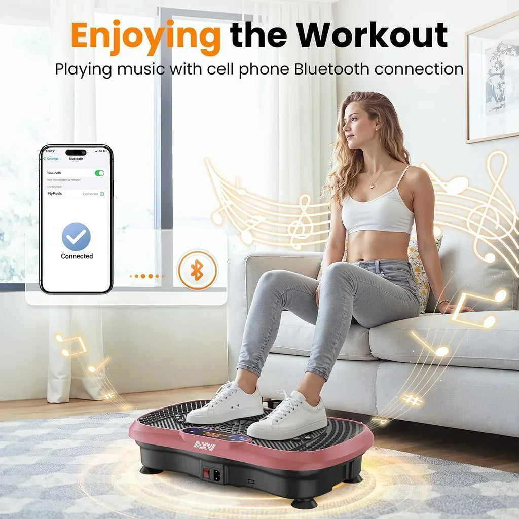 AXV Vibration Plate Fitness Platform Trainer Suitable for men and women to lose weight wourant