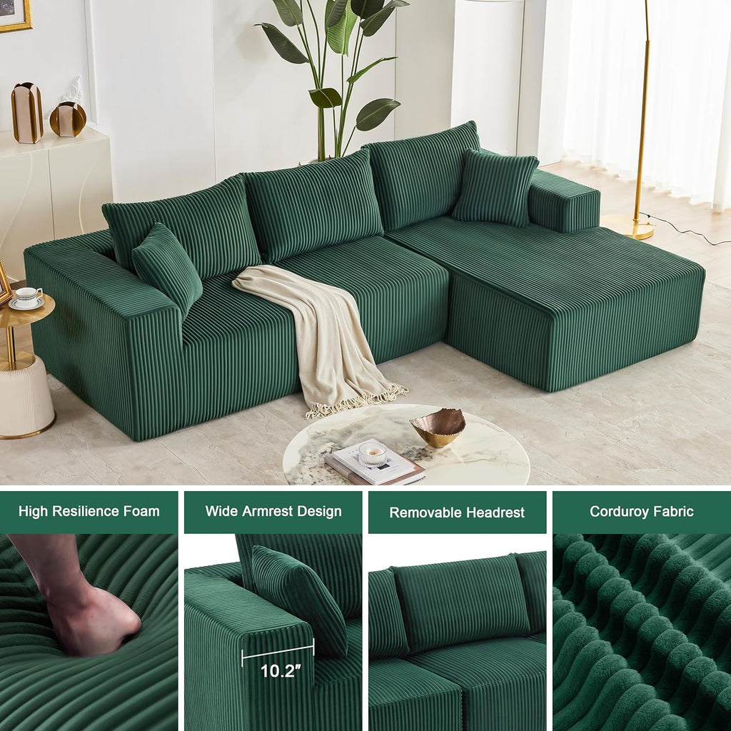108 inch sectional sofa cloud sectional sofa with deep seat modern sectional L shaped sofa wourant