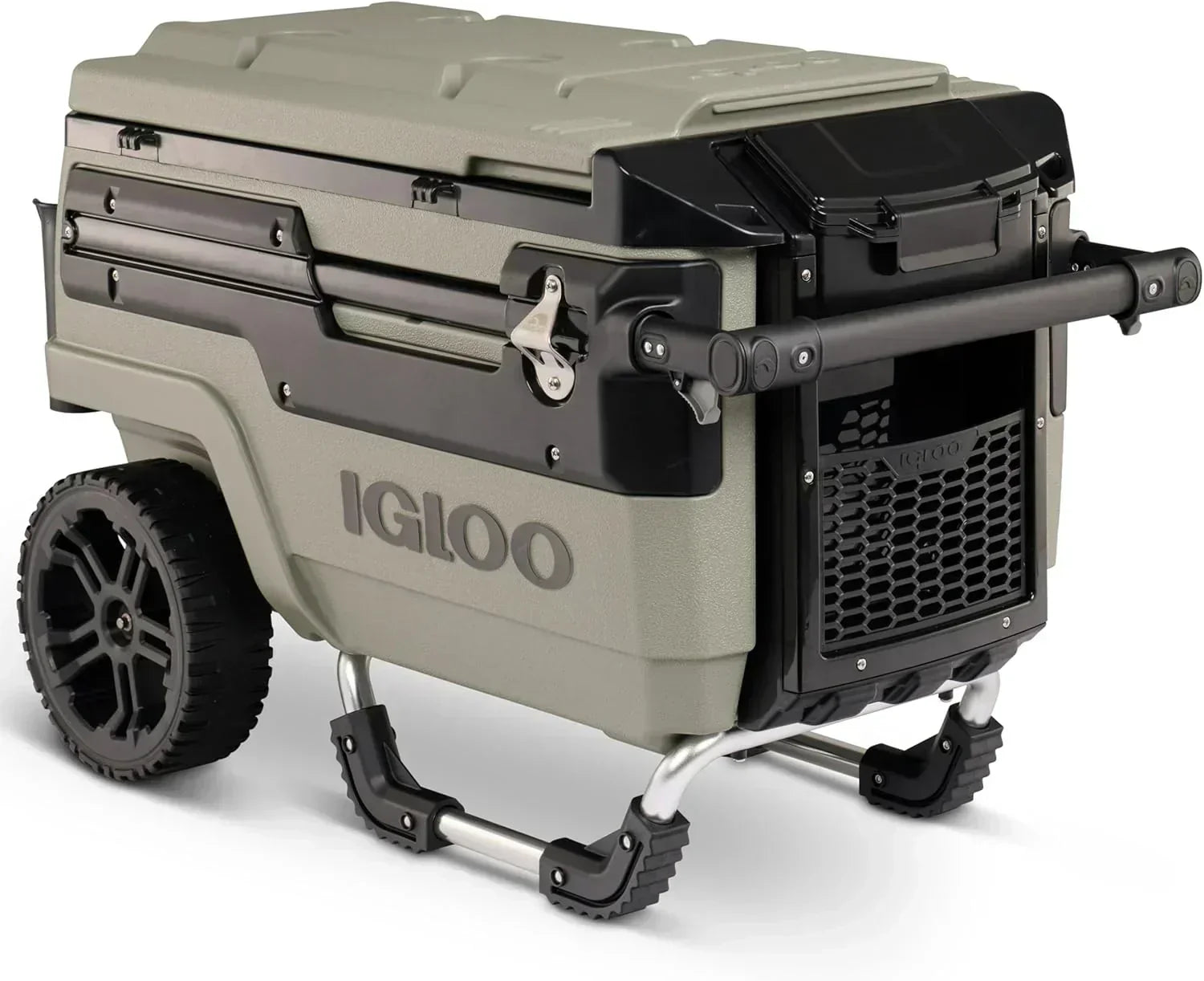 70Qt Wheeled Cooler Insulated Hard Shell Ice Chest wourant