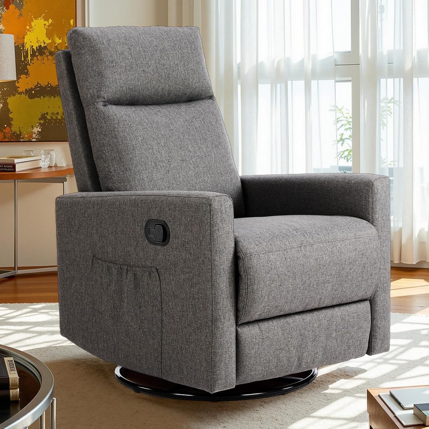 Adult massage recliner adjustable home theater seat modern fabric recliner wourant