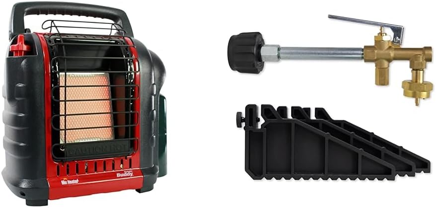 Portable Propane Radiant Heater 4000-9000 BTU for campers workshops patios and more wourant