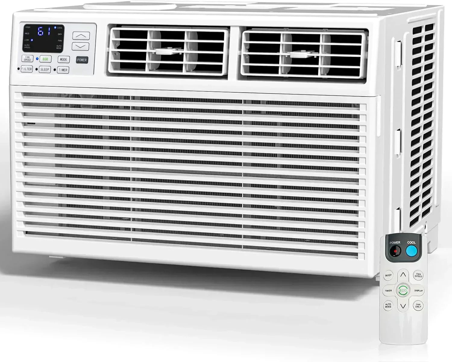 Antarctic Star 12,000 BTU U-Shaped Window Air Conditioner Unit Cools up to 550 Sq.Ft. with 6 Modes wourant