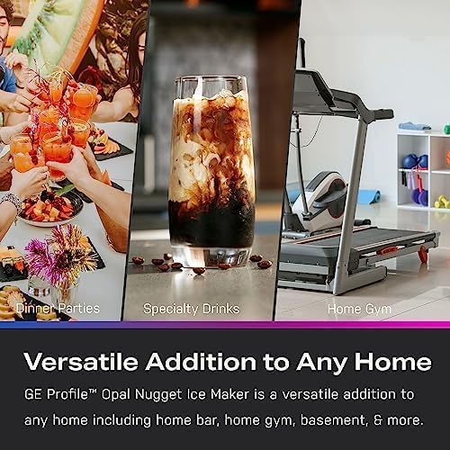 GE Profile Opal 2.0 XL with 1 Gallon Tank Chewable Crunchable Countertop Nugget Ice Maker wourant