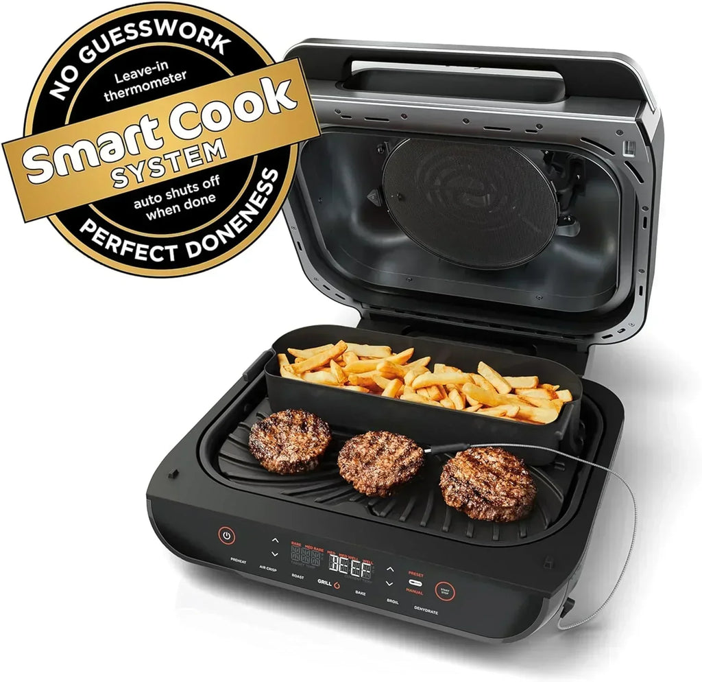 Ninja Foodi Smart XL 6-in-1 Indoor Grill with Air Fry Bake Roast Broil and Dehydrate wourant