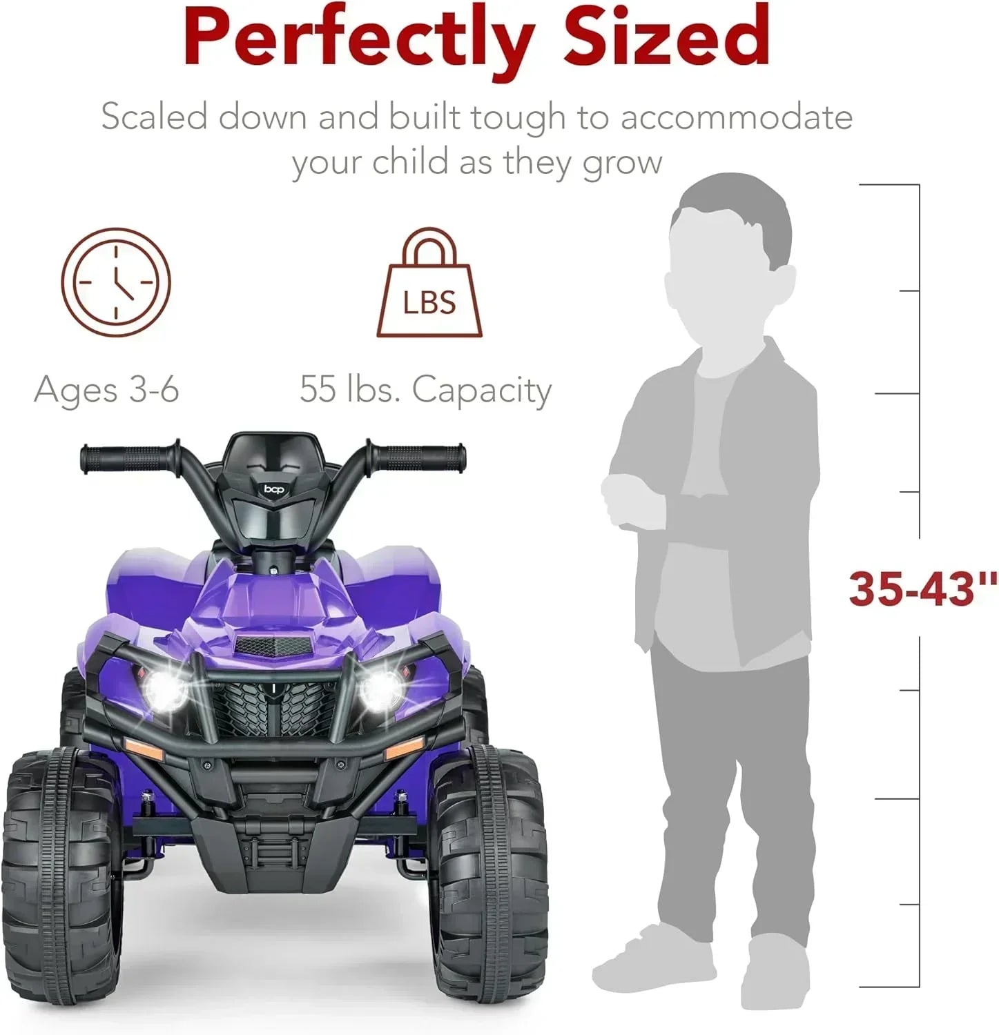 Best Choice Products 12V Kids Ride-On Electric ATV 4-Wheeler Quad Car Toy Bluetooth Audio wourant