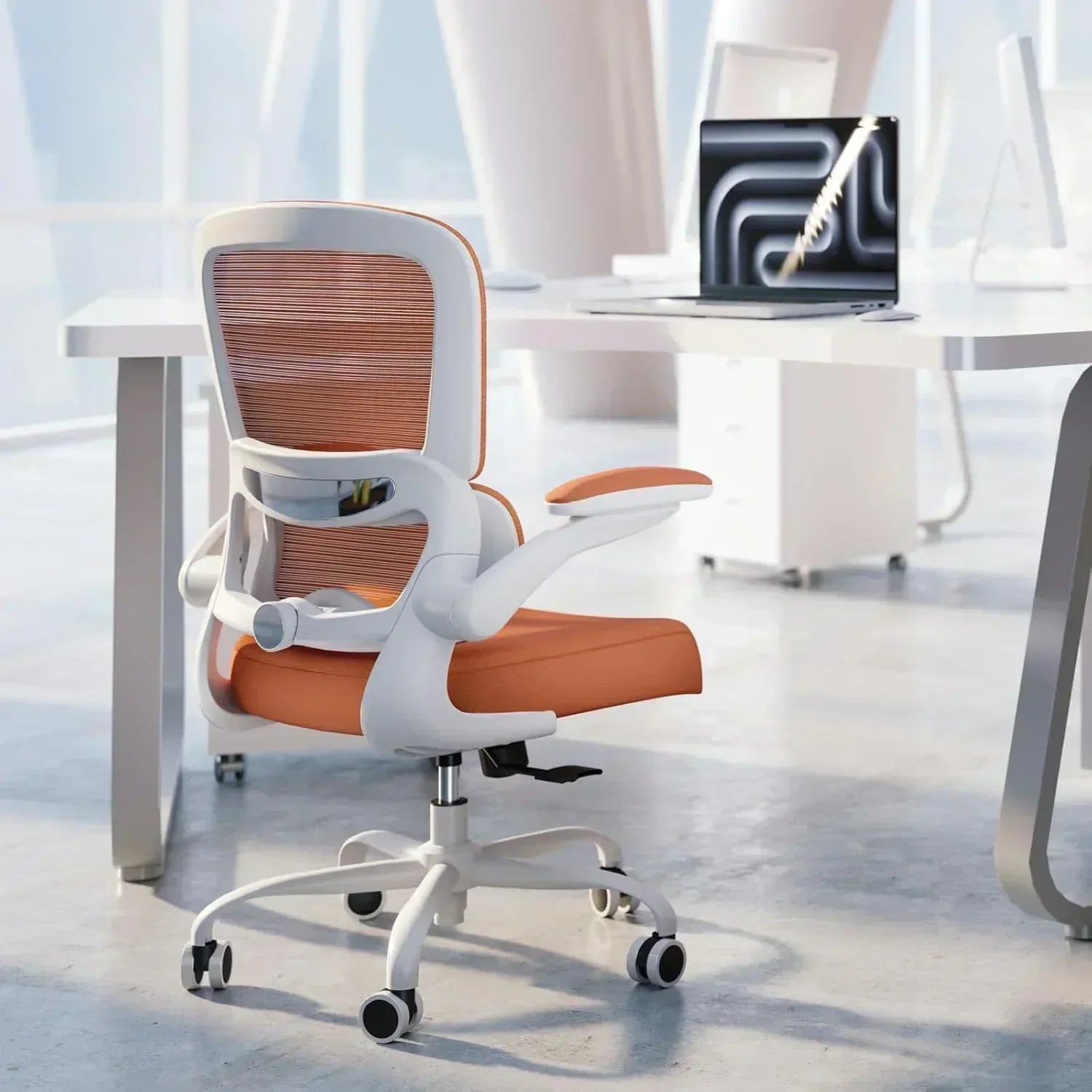 TRALT Office Chair Ergonomic Desk Chair 330 lbs Home Mesh Gaming Chair with Wheels wourant
