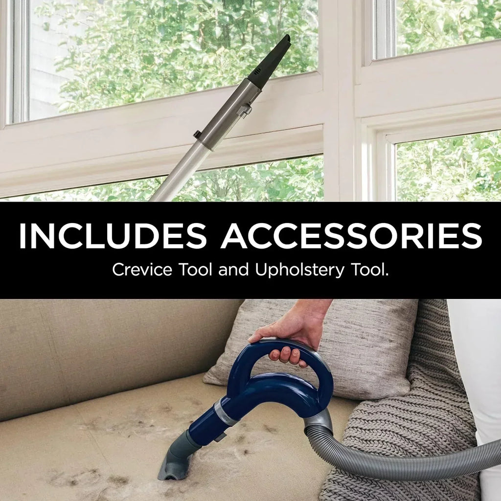 Upright Vacuum Navigator Lift-Away Deluxe Capacity HEPA Filter Swivel Steering Upholstery Tool wourant