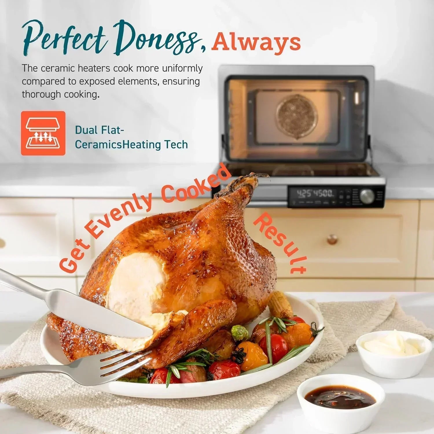 COSORI 11-in-1 air fryer 13-quart capacity combines grilling toasting baking and reheating wourant