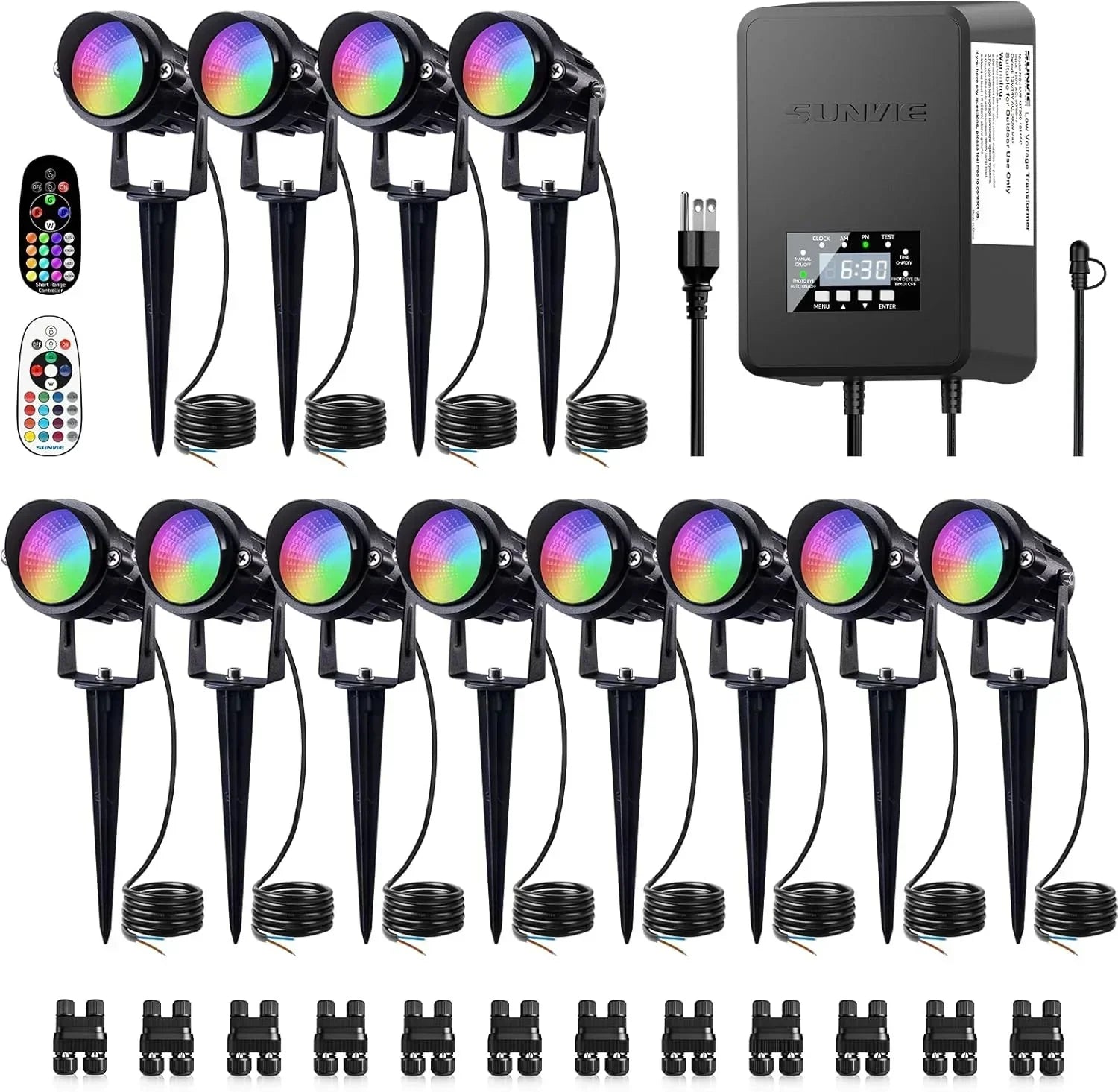 LED Landscape Lighting Kit Color Changing Waterproof Landscape Lights wourant
