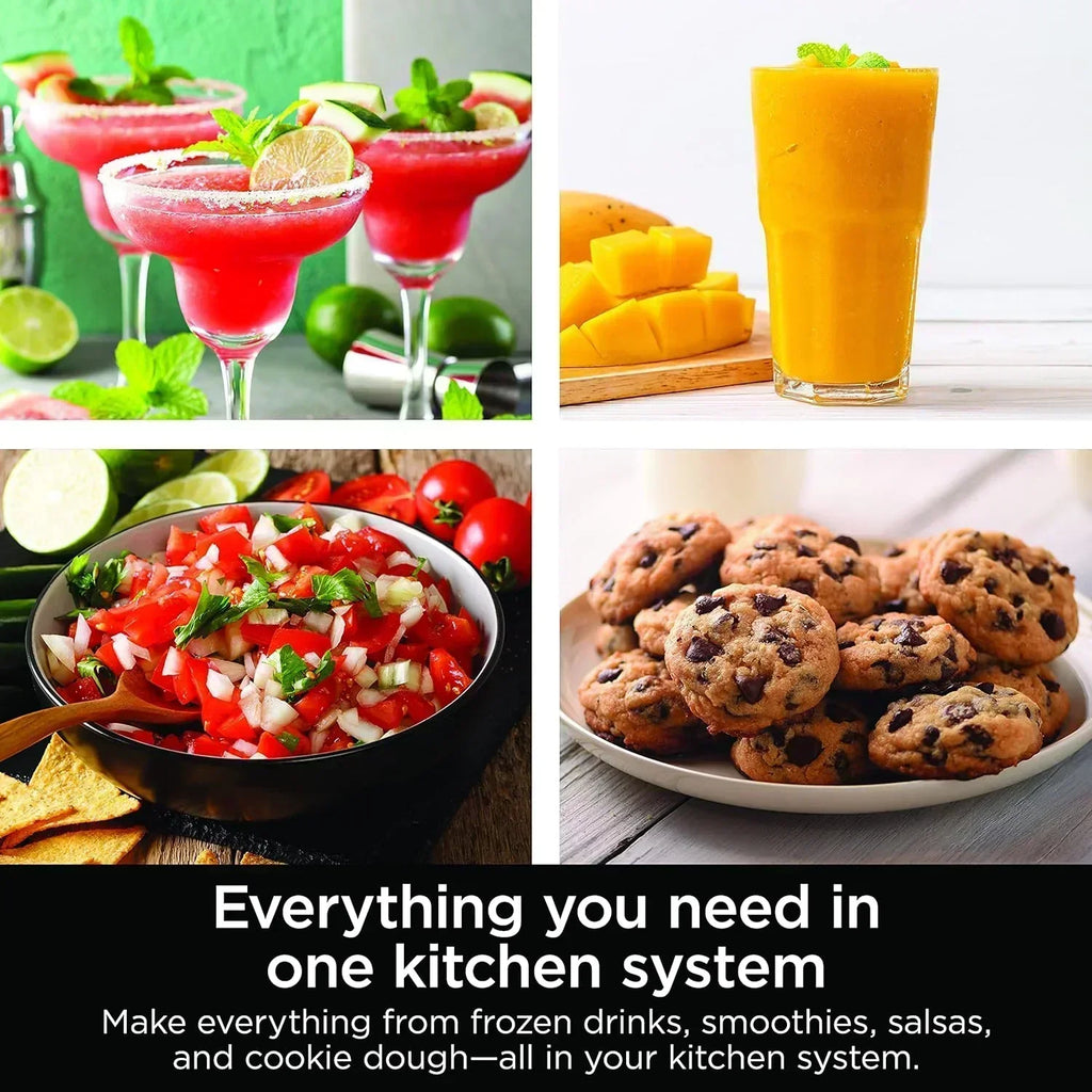 Ninja Mega Kitchen System 1500 Watt 72 Ounce Full Size Blender and 8 Cup Food Processor wourant