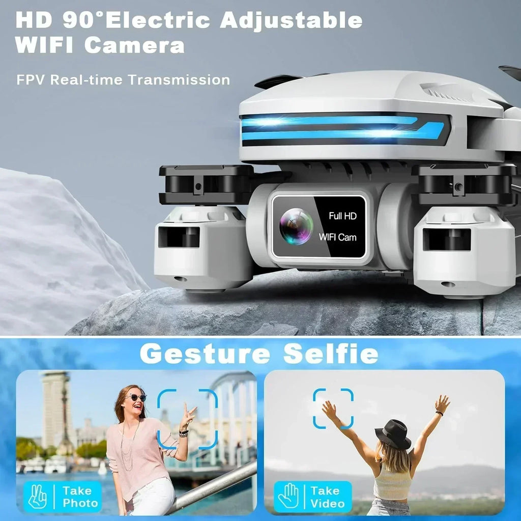 2K HD FPV Drone for Adults with Camera Altitude Hold Foldable and Portable wourant