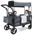 Stroller Wagon for Kids Wagon Stroller Toddlers 2 Seaters All-Terrain Baby Wagon Outdoor wourant