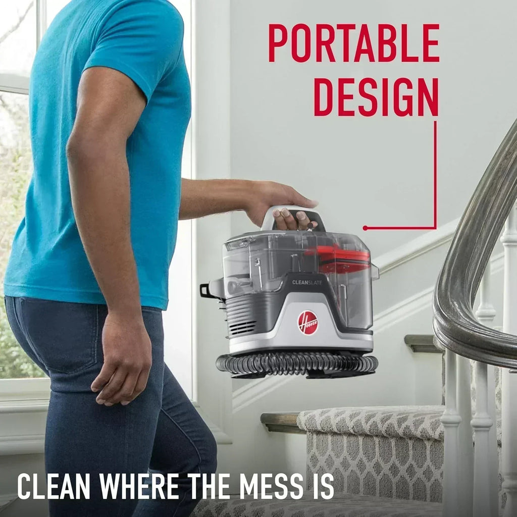Hoover CleanSlate Plus Portable Carpet Upholstery Spot Cleaner with Powerful Suction wourant