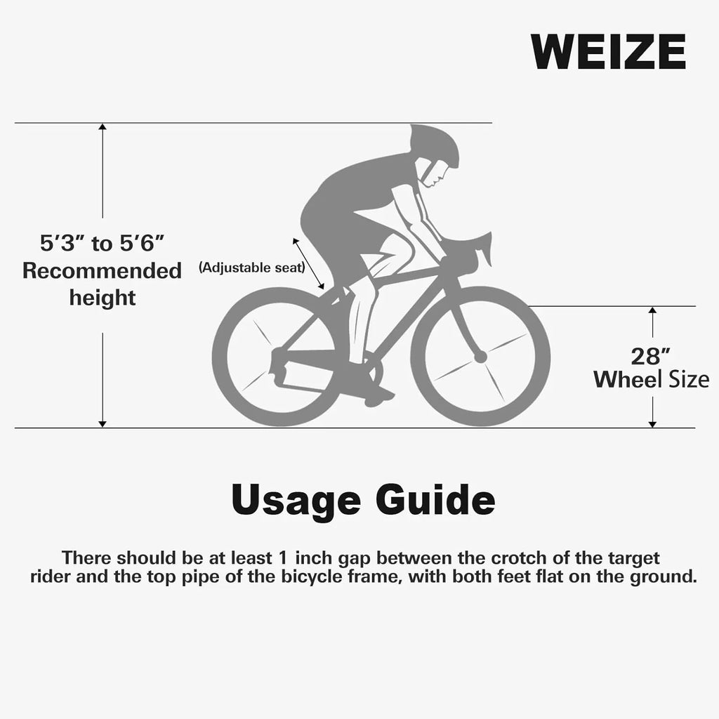 WEIZE Road Bike 700C Wheel City Commuter Bicycle Shimano 14 Speed Drop Bar Racing Adult Bike wourant