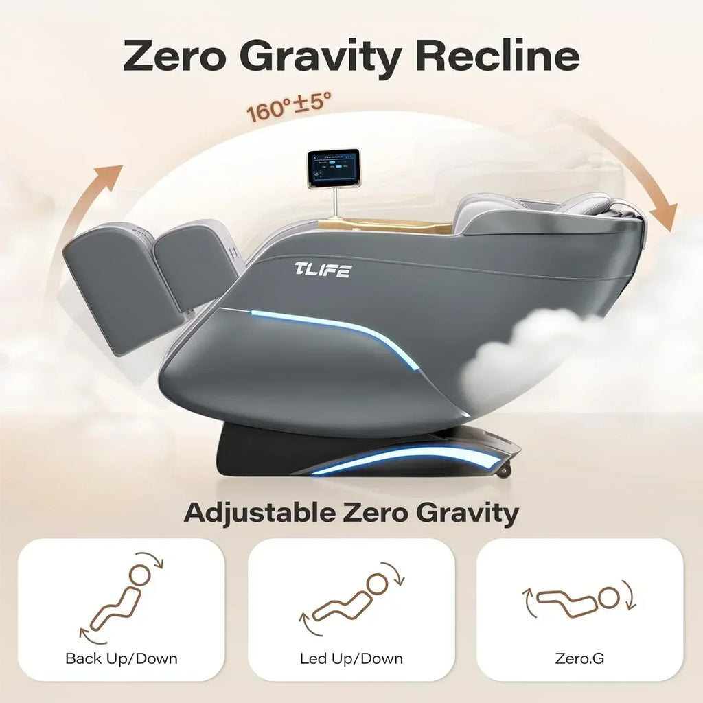Full Body Massage Chair 160° Zero Gravity Recliner with Body Scan Shiatsu Massage Chair wourant
