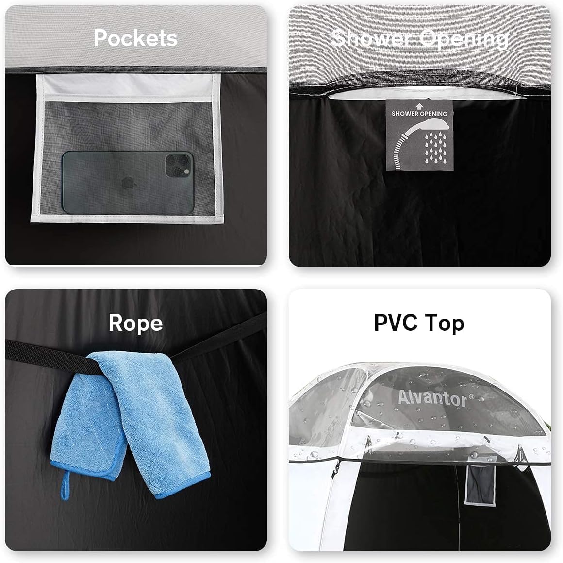 Shower tent pop-up changing room outdoor shower privacy tent toilet tent portable shelter wourant