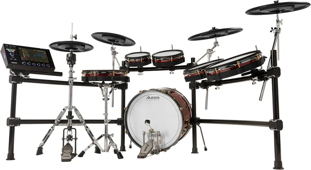 Alison Strata Prime Electronic Drum Set with Touch Screen Dual Area Grid Head wourant