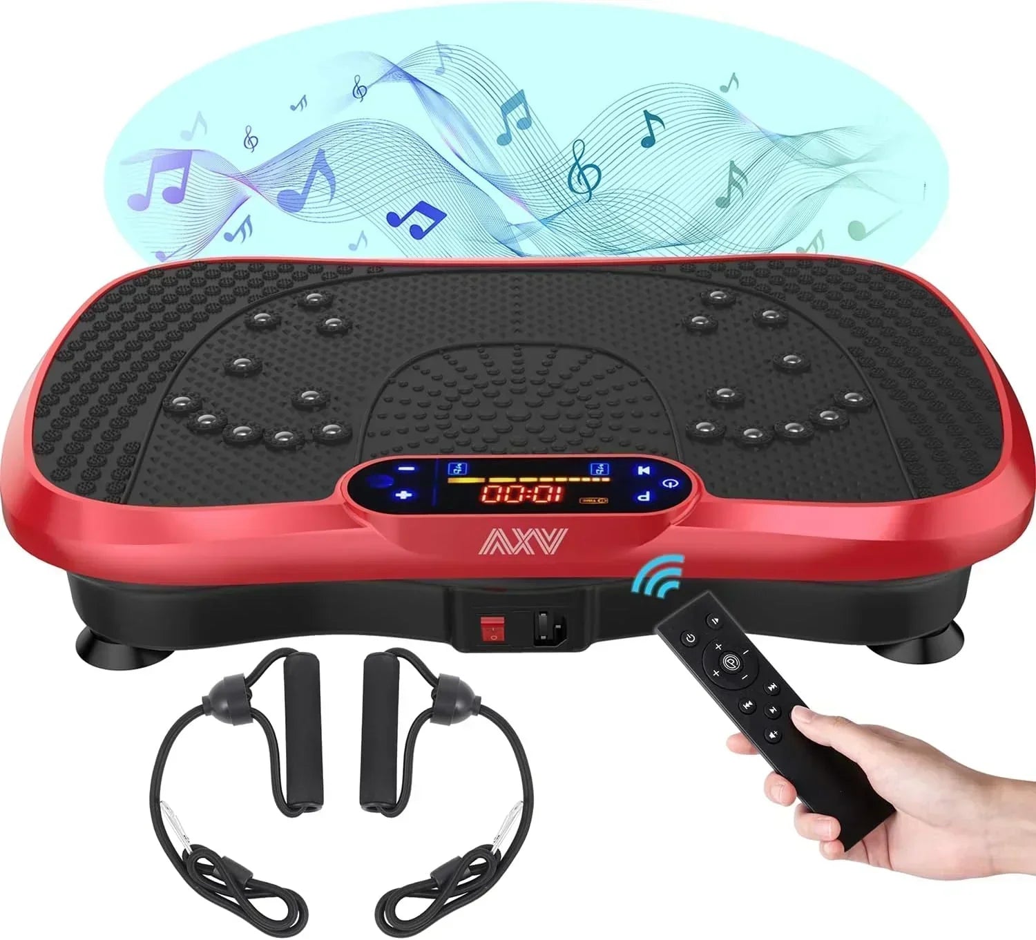 AXV Vibration Plate Fitness Platform Trainer Suitable for men and women to lose weight wourant