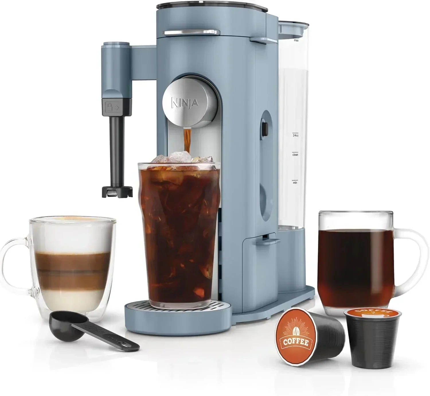 Ninja Single Serve Coffee Maker 56 oz Reservoir Stone wourant