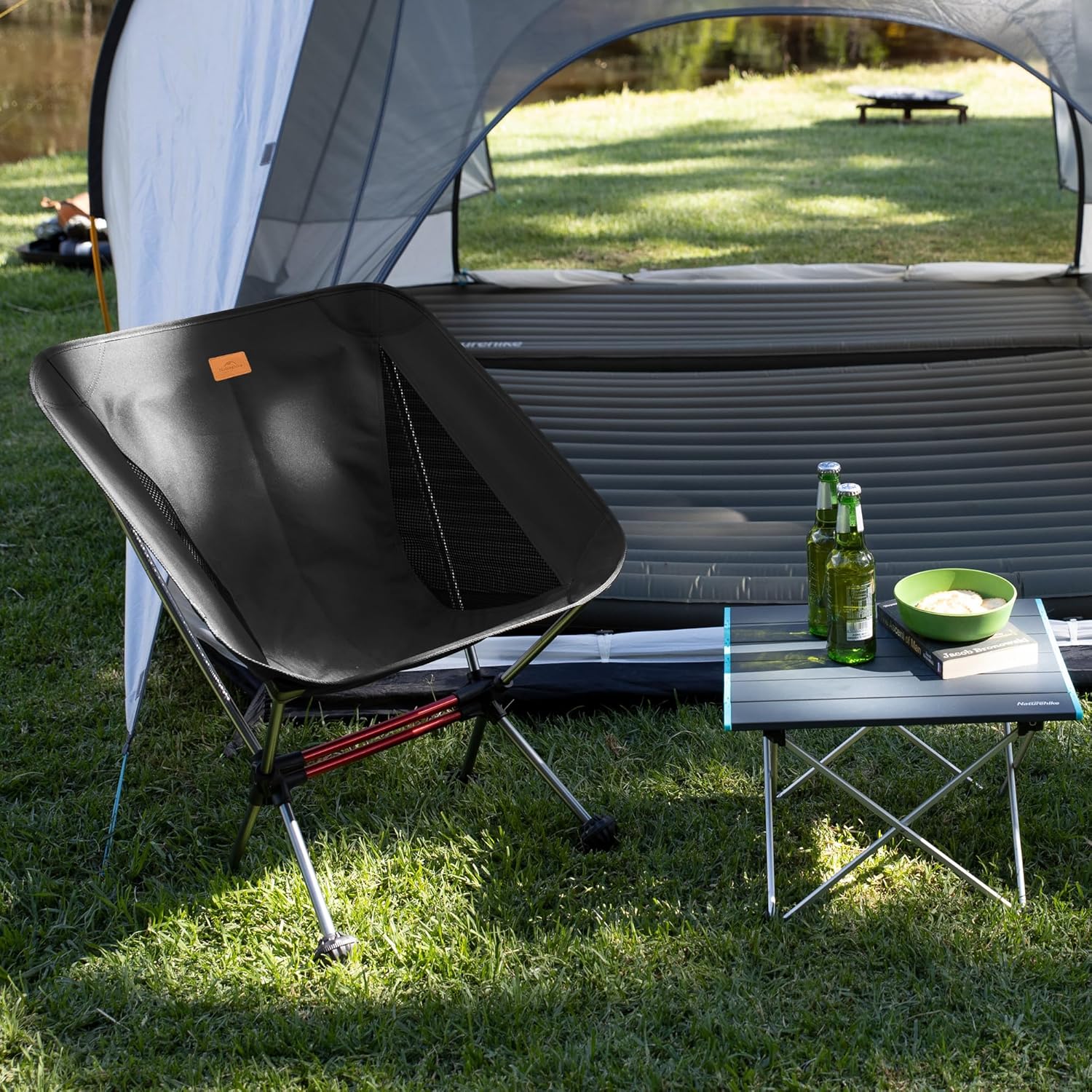 Ultralight Camping Chair 2.12 lbs Portable Backpacking Chair Folding Hiking Chair wourant