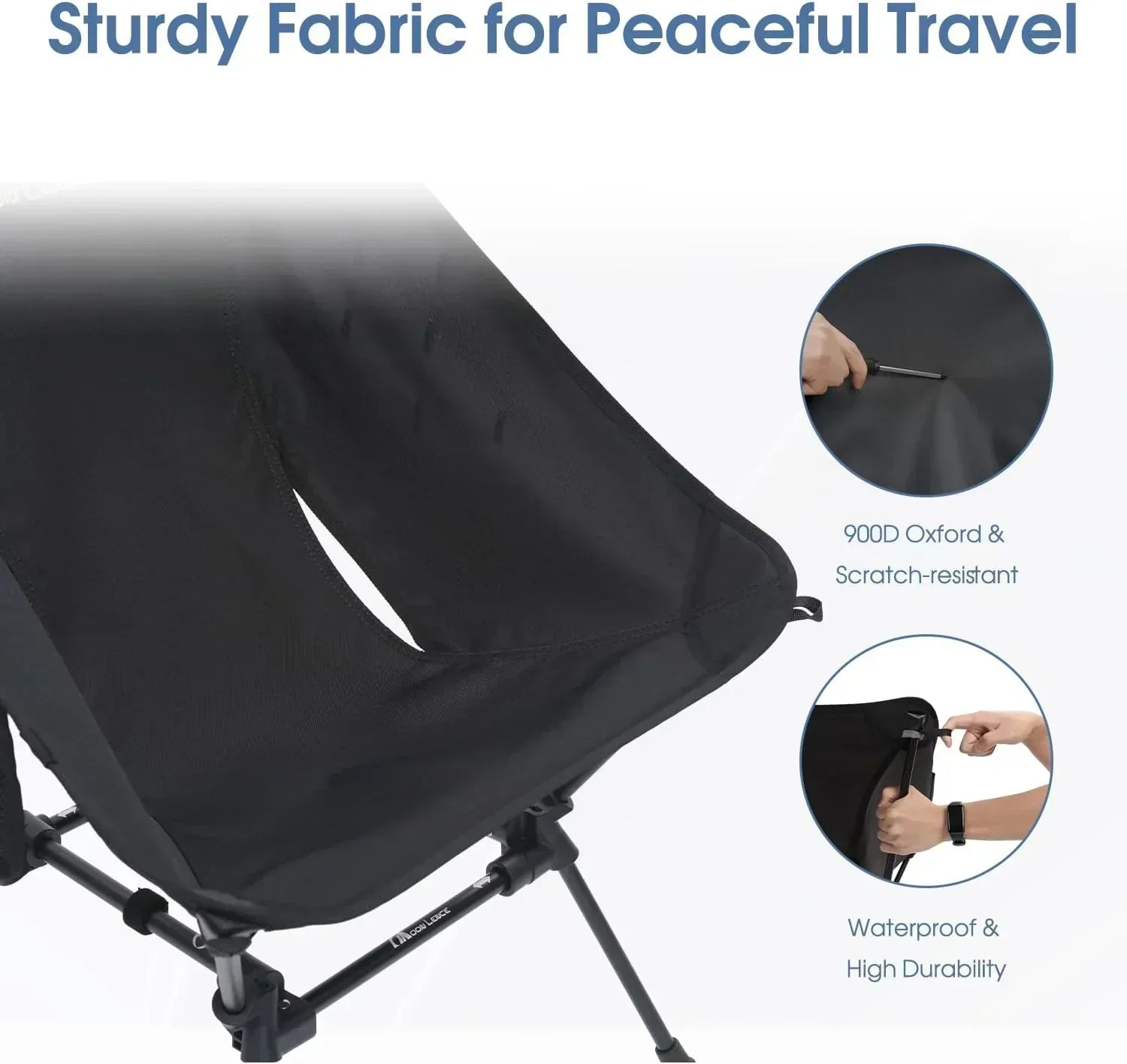 Portable Camping Chair Plus Folding Chair for Backpacking and Hiking wourant
