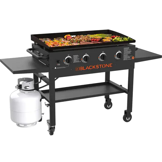 Blackstone 4-Burner 36" Griddle Cooking Station with Side Shelves wourant