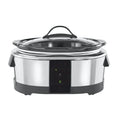 6 Quart Programmable Slow Cooker and Food Warmer Works with Alexa Stainless Steel wourant