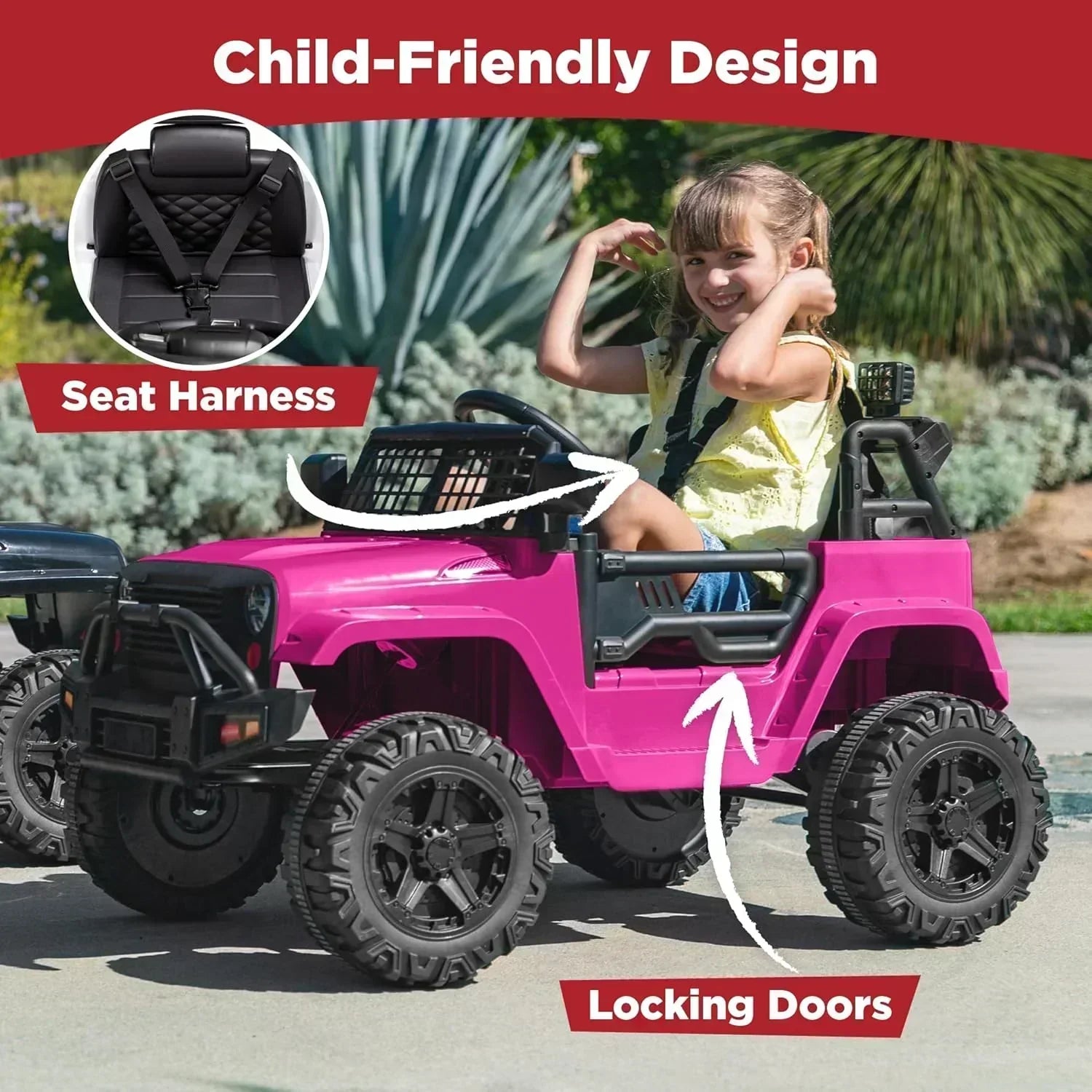 Best Choice Products 12V Kids Ride-On Truck Car with Spring Suspension and LED Lights wourant